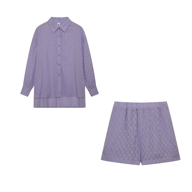 Luisa-Marlene | Leichtes Blusen- und Shorts-Set