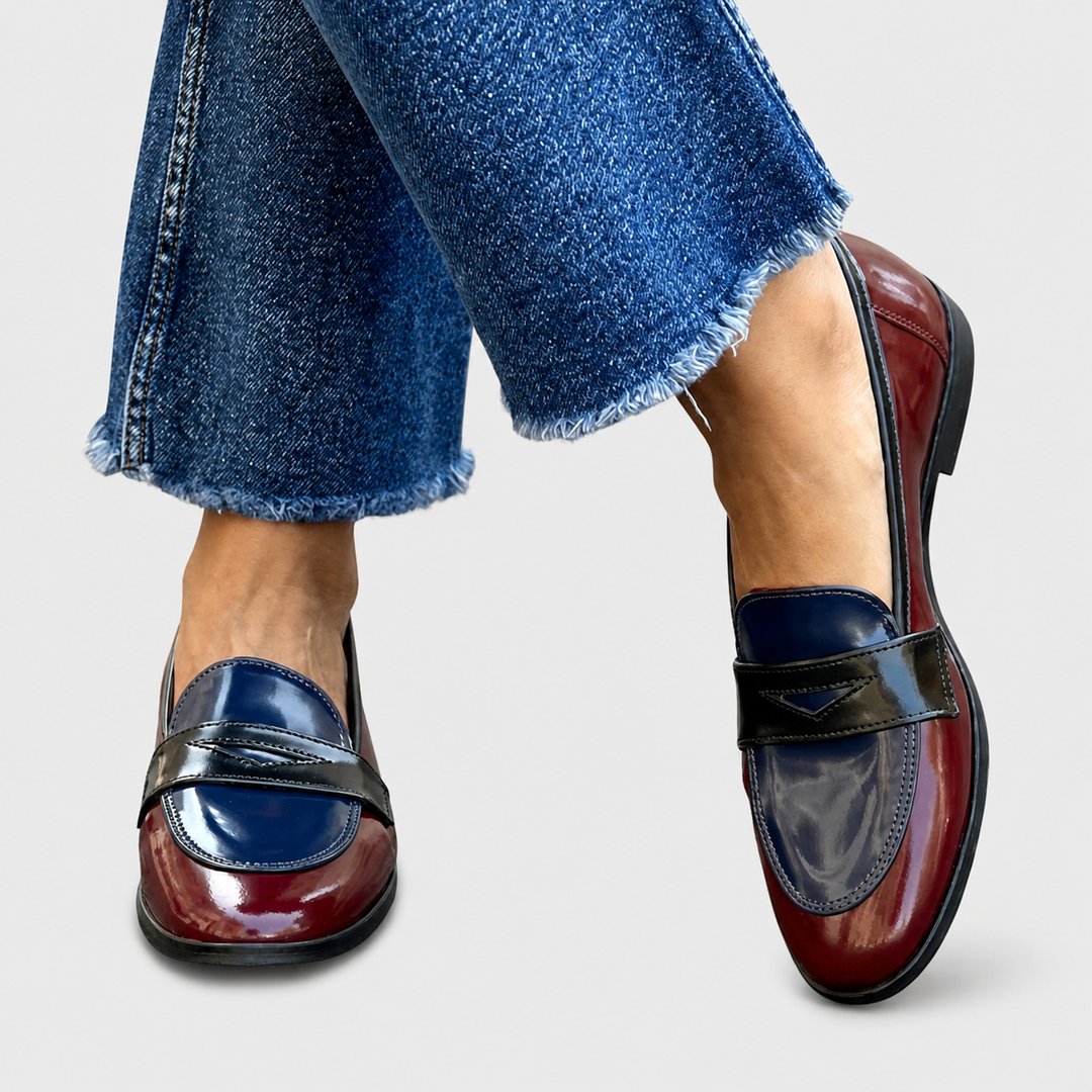 Eva-Nicole | Kontrast-Loafer