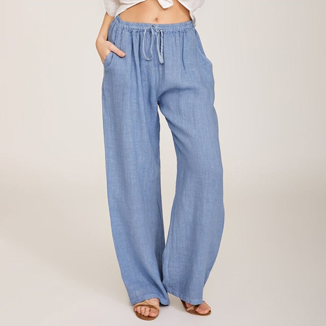 Emily-Charlotte | Bequeme Hose mit Kordel