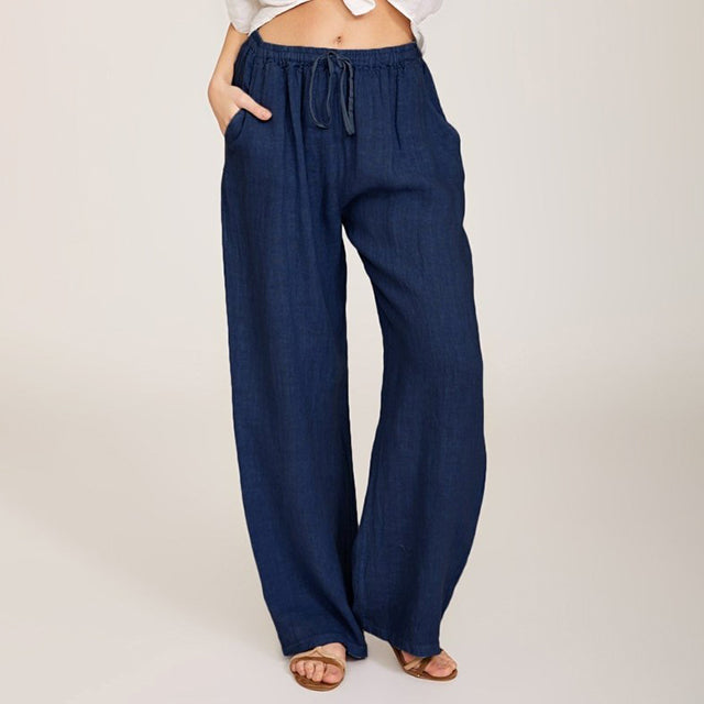 Emily-Charlotte | Bequeme Hose mit Kordel