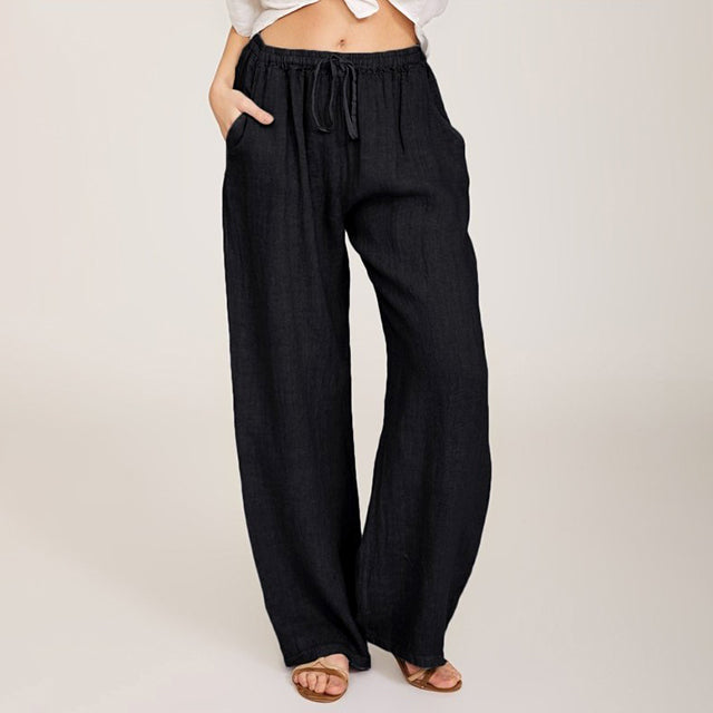 Emily-Charlotte | Bequeme Hose mit Kordel