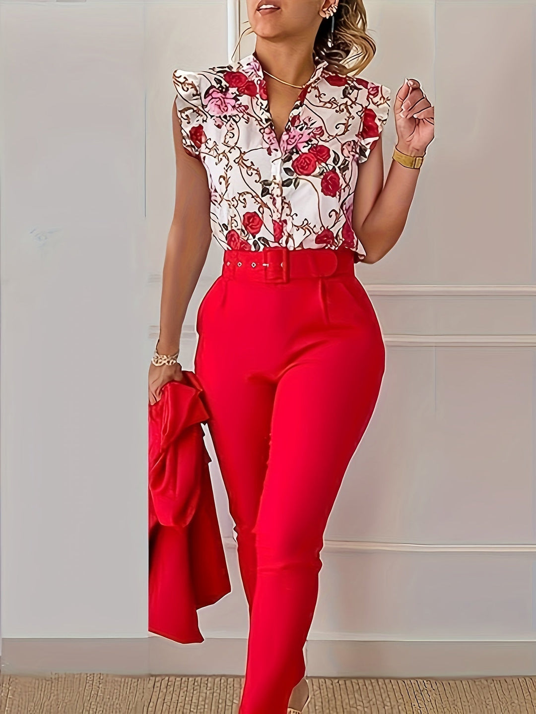 Luisa-Marie | Elegantes Set mit Flügelärmeln