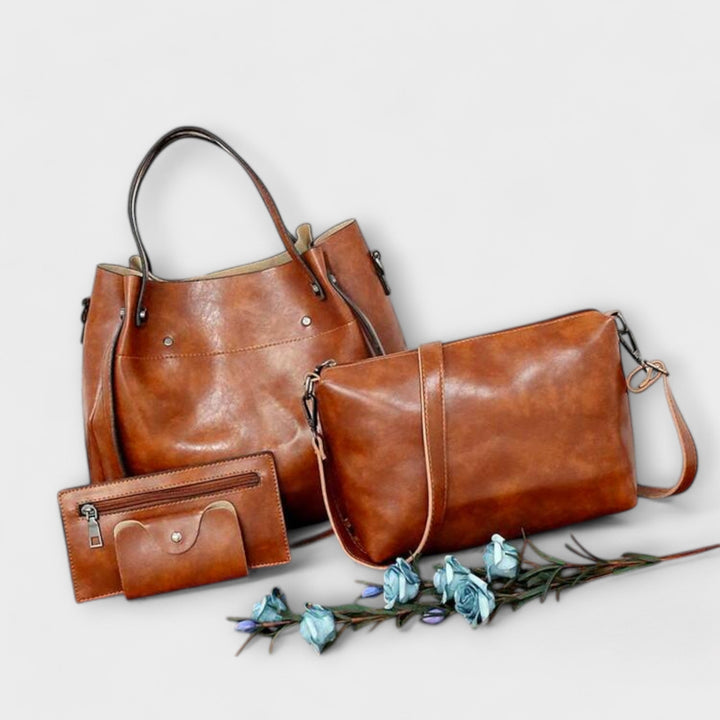 Anna-Ida | 4-teiliges Vintage-Taschenset