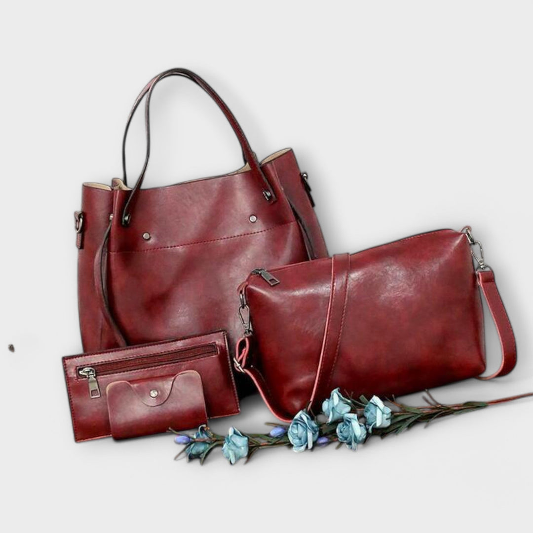 Anna-Ida | 4-teiliges Vintage-Taschenset