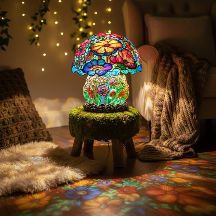 Frostige Pilzlampe