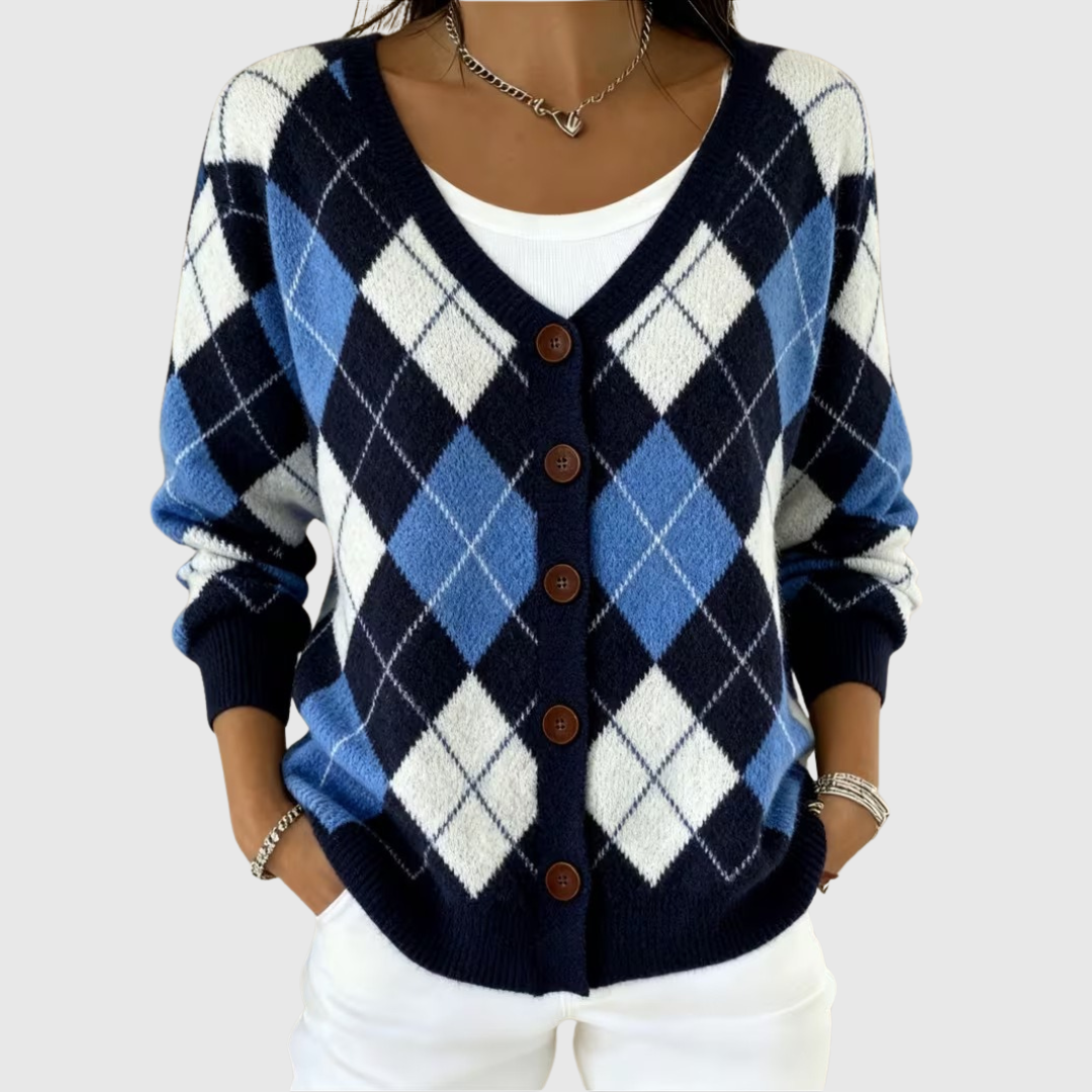 Leni-Frieda | Bequemer Strickcardigan mit Knöpfen