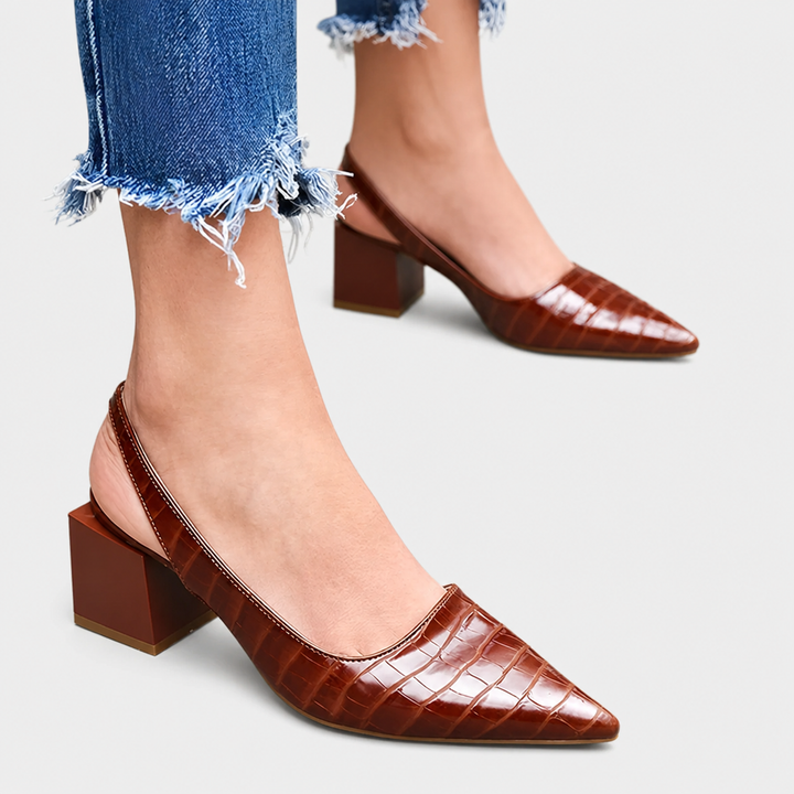 Mia-Lena | Bequeme orthopädische Absatzschuhe