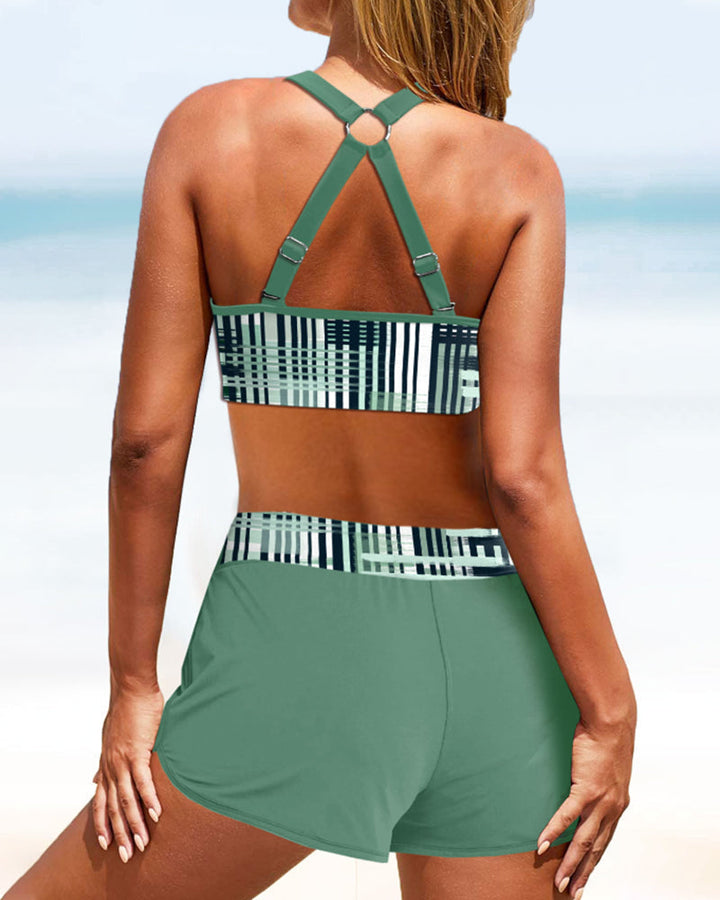 Ida-Magdalena | Gerippter High-Waist-Bikini