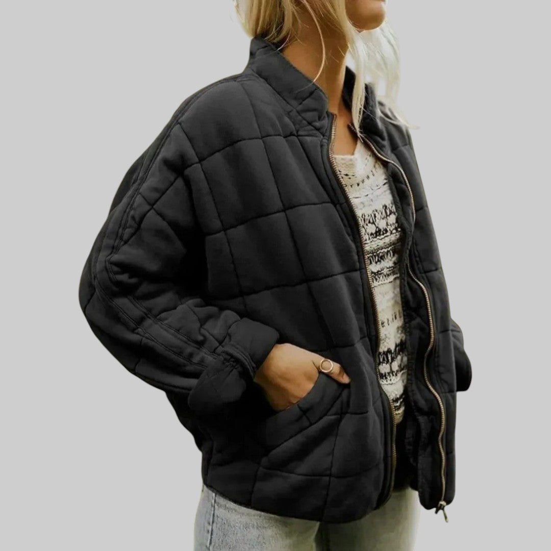 Marie-Ida | Elegante gefütterte Oversize-Jacke