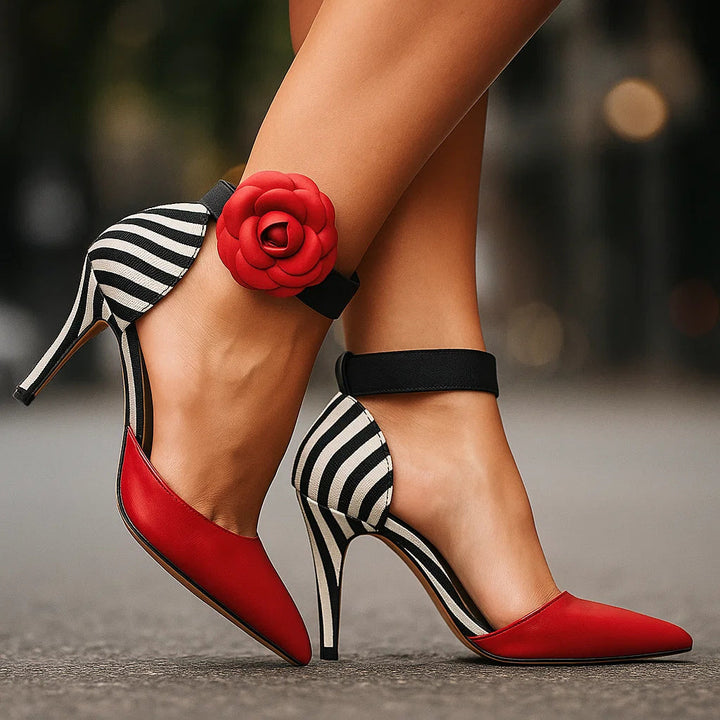 Emily-Ida | Elegante florale Pumps
