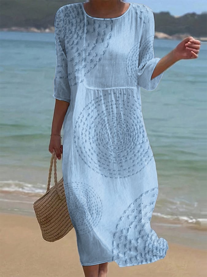 Hannah-Theresa | Legeres besticktes Damenkleid