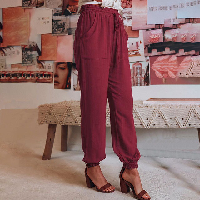 Laura-Luise | Elegante Hose mit Kordel
