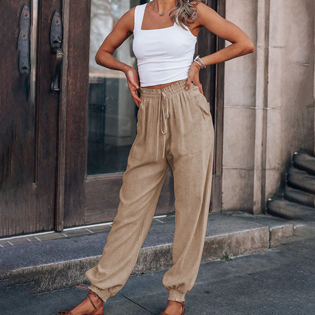 Laura-Luise | Elegante Hose mit Kordel