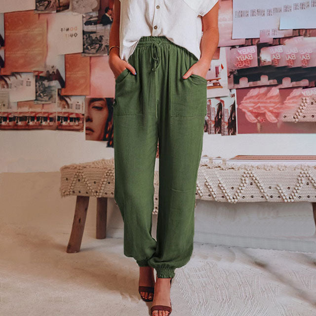 Laura-Luise | Elegante Hose mit Kordel