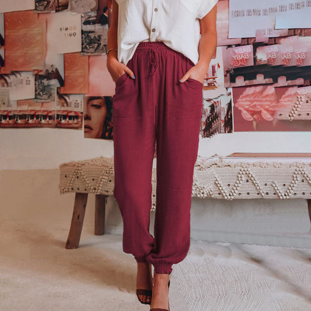 Laura-Luise | Elegante Hose mit Kordel