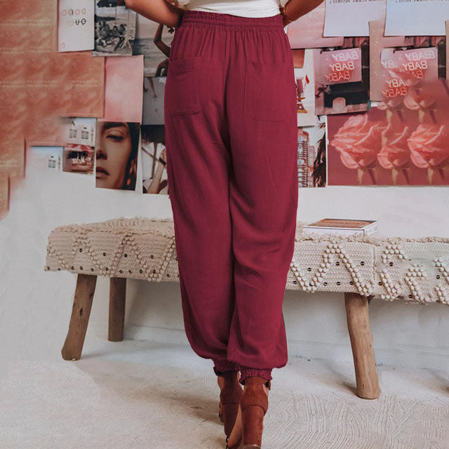 Laura-Luise | Elegante Hose mit Kordel