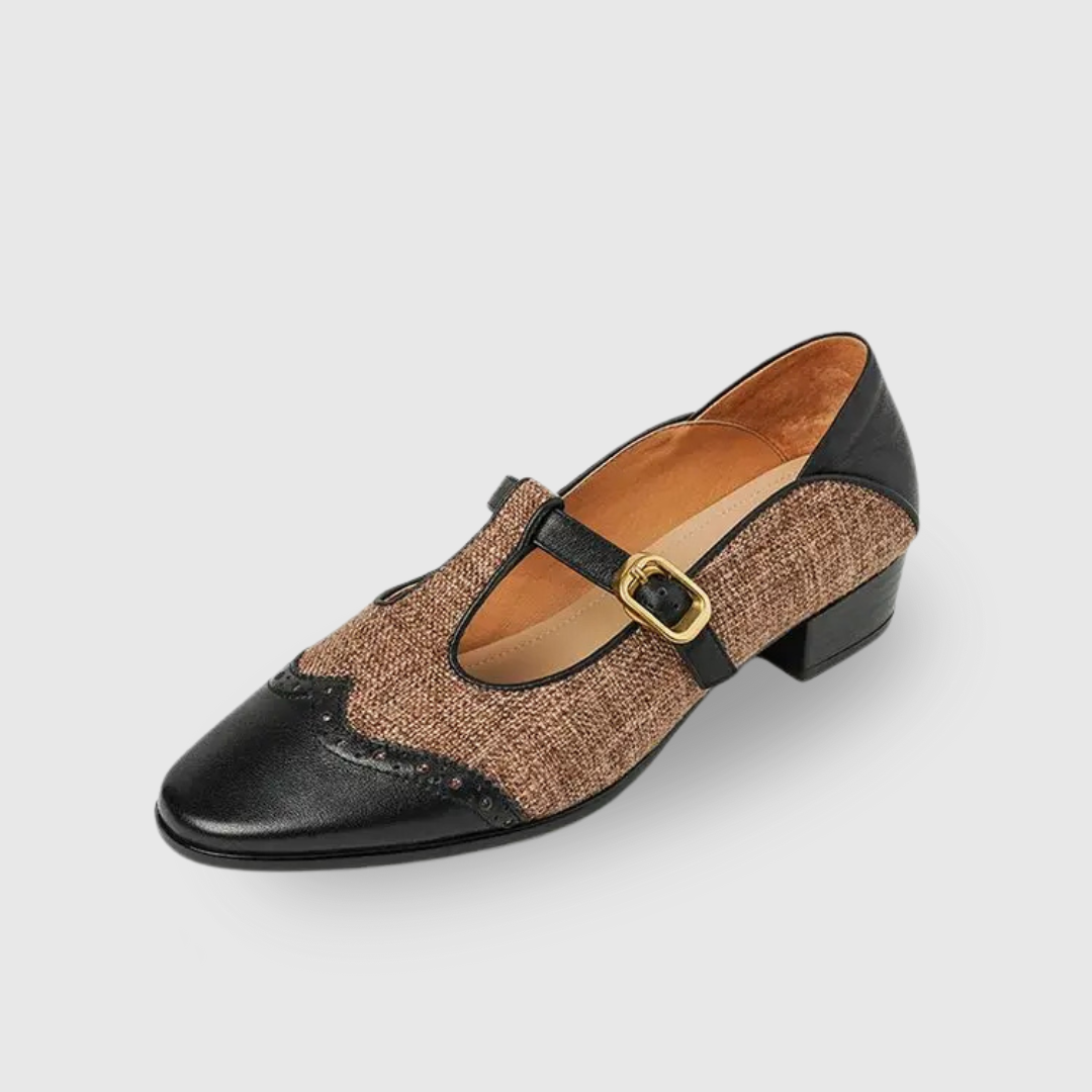 Sophie – Vintage-Schuhe mit Schnalle