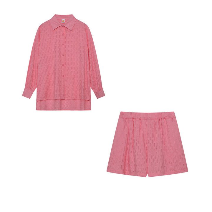 Luisa-Marlene | Leichtes Blusen- und Shorts-Set