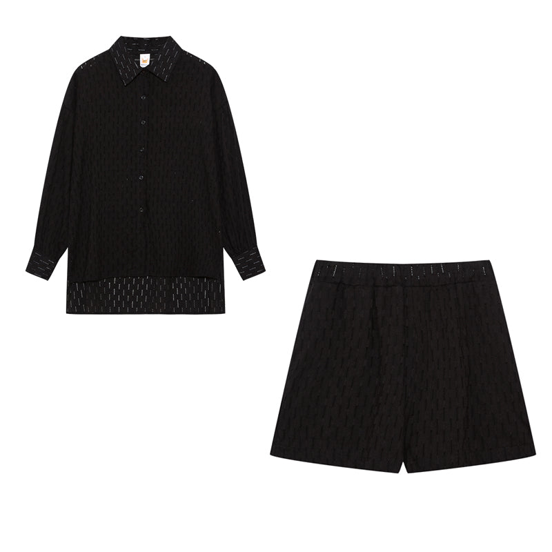 Luisa-Marlene | Leichtes Blusen- und Shorts-Set