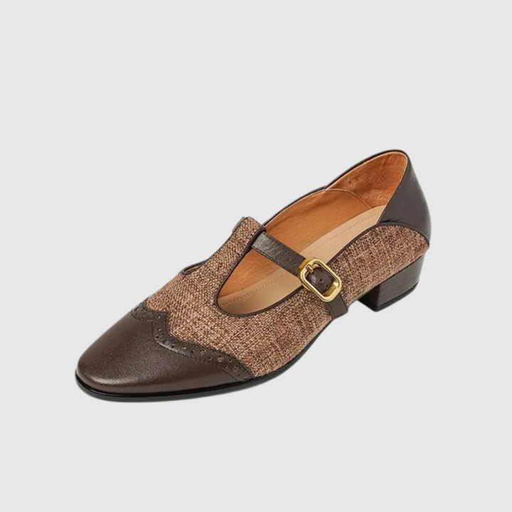 Sophie – Vintage-Schuhe mit Schnalle