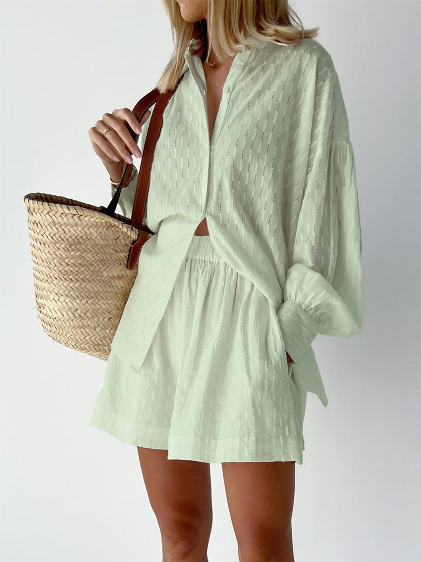 Luisa-Marlene | Leichtes Blusen- und Shorts-Set