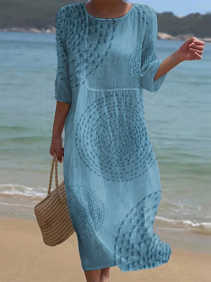 Hannah-Theresa | Legeres besticktes Damenkleid