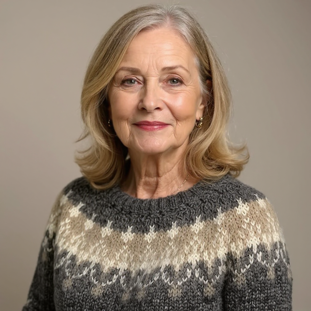 Angela | Vintage-Islandpullover