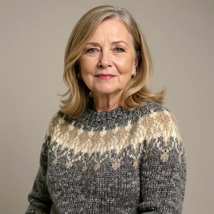 Angela | Vintage-Islandpullover