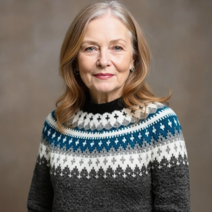 April | Vintage-Islandpullover