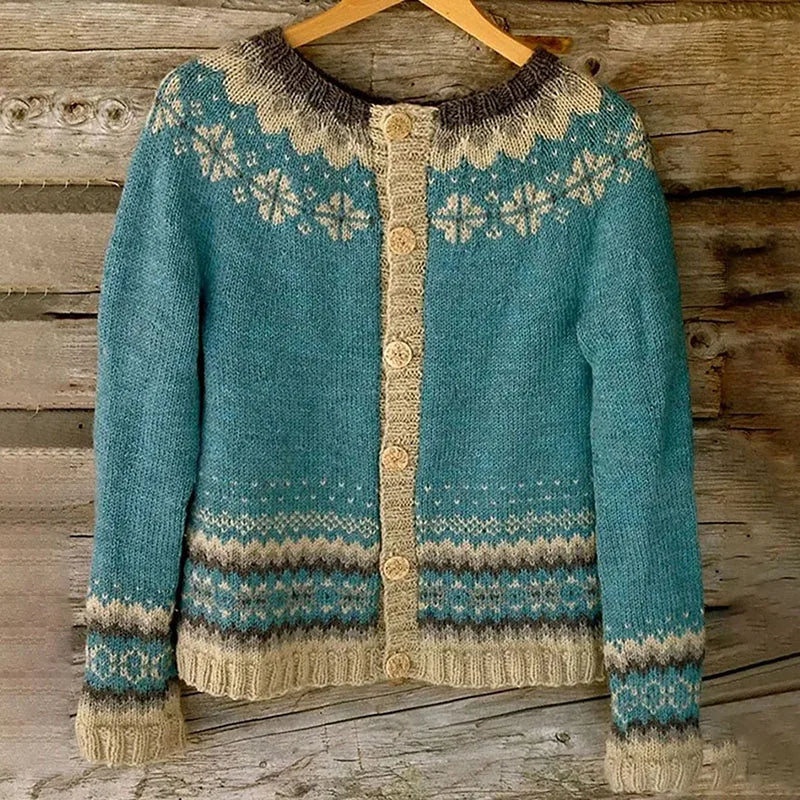 Cassandra | Vintage-Islandstrickjacke