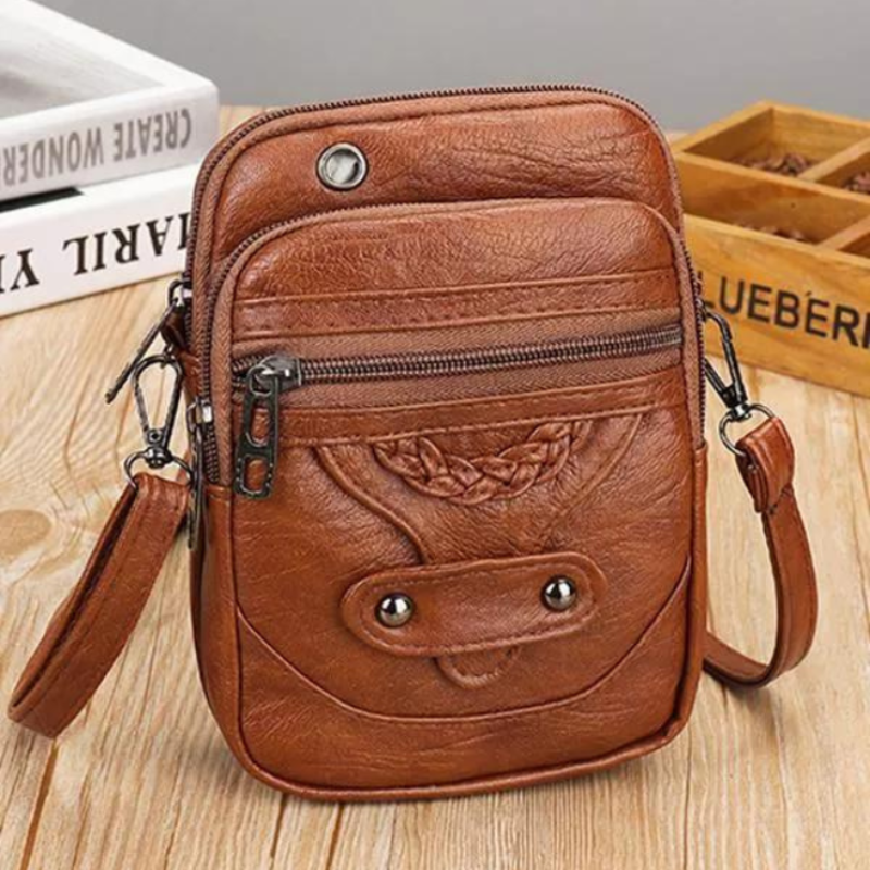 Lena-Lotte | Strukturierte Ledertasche