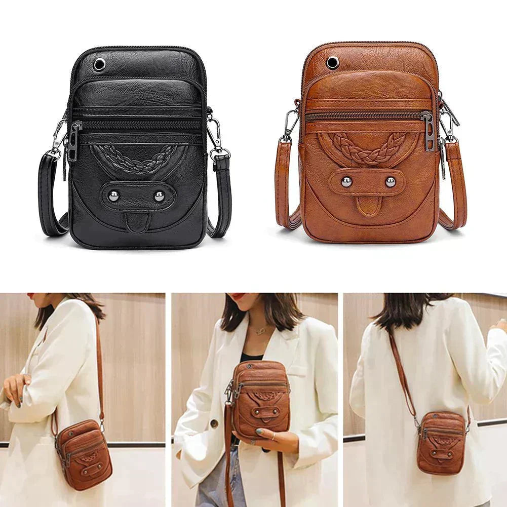Lena-Lotte | Strukturierte Ledertasche