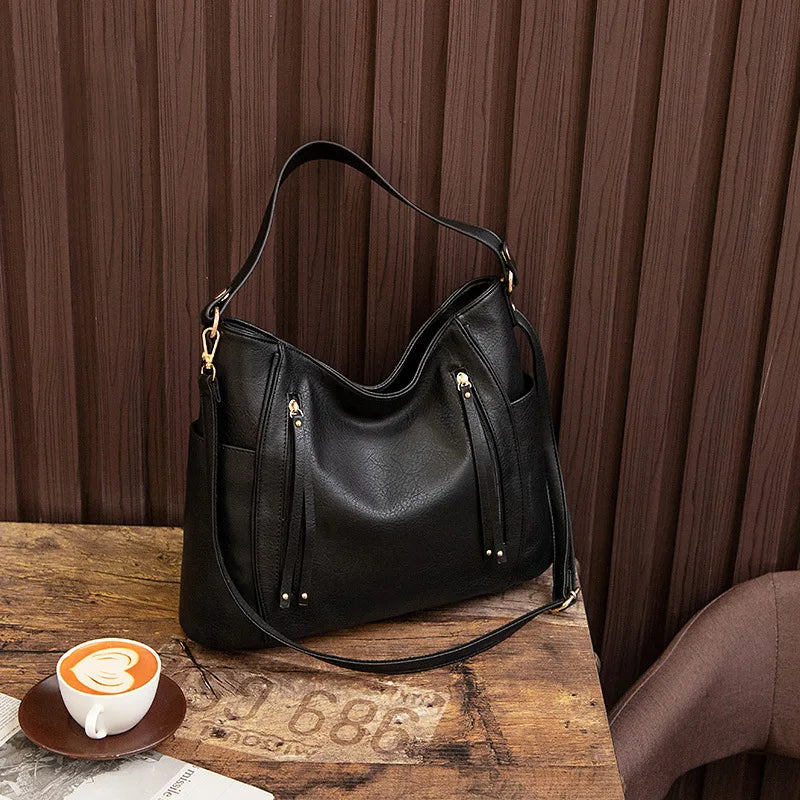 Mia-Paula | Ledertasche mit Fransen