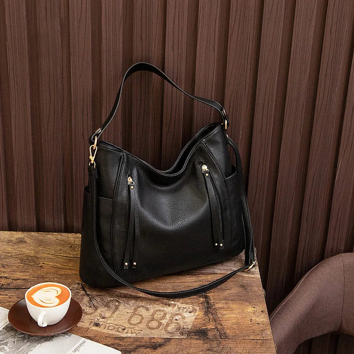 Mia-Paula | Ledertasche mit Fransen
