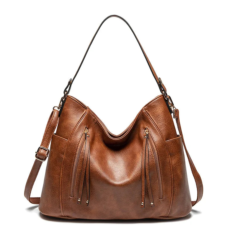 Mia-Paula | Ledertasche mit Fransen