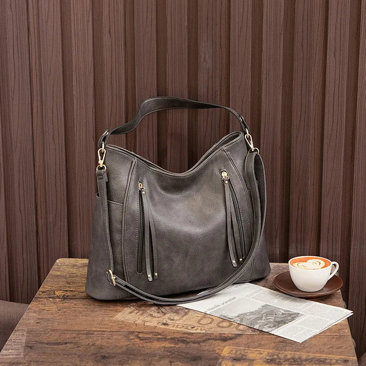Mia-Paula | Ledertasche mit Fransen