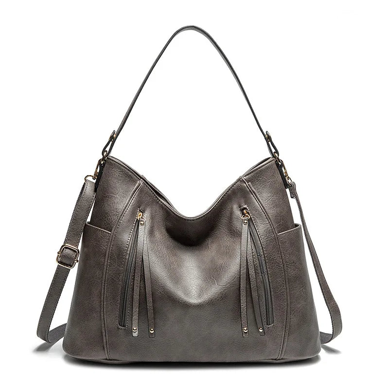 Mia-Paula | Ledertasche mit Fransen