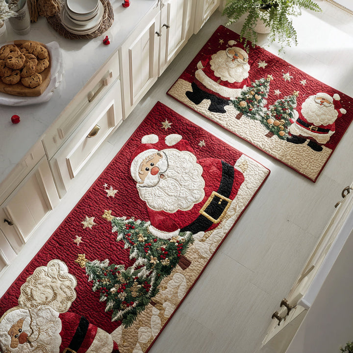 Rutschfester Küchenteppich – Weihnachts- Weihnachtsmann