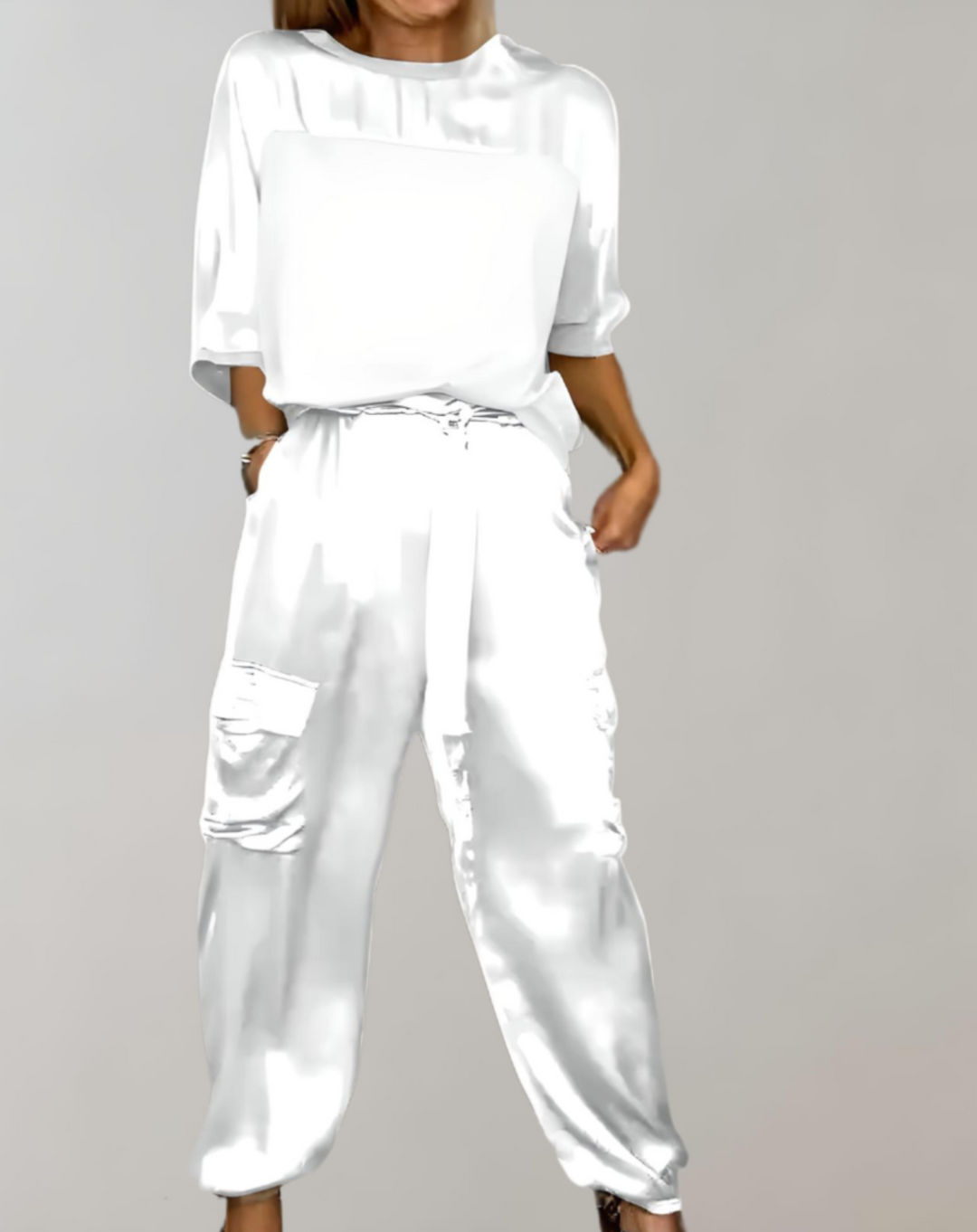 Ida-Frieda | Cargo-Lounge-Set aus Seide