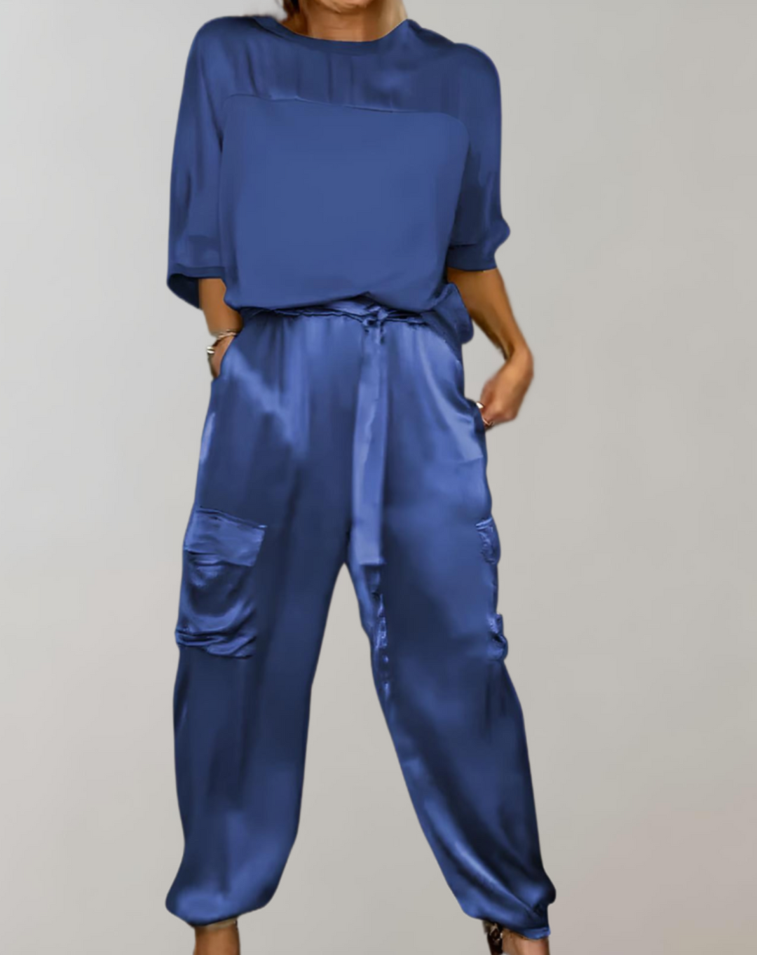 Ida-Frieda | Cargo-Lounge-Set aus Seide