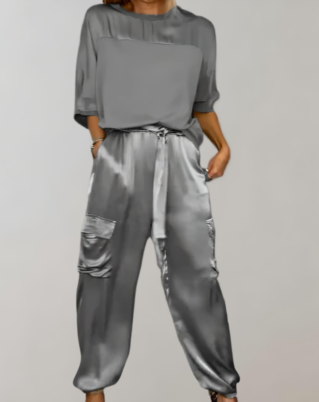 Ida-Frieda | Cargo-Lounge-Set aus Seide