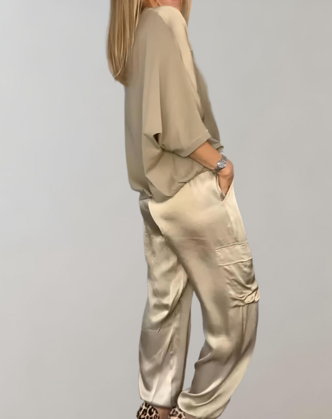 Ida-Frieda | Cargo-Lounge-Set aus Seide