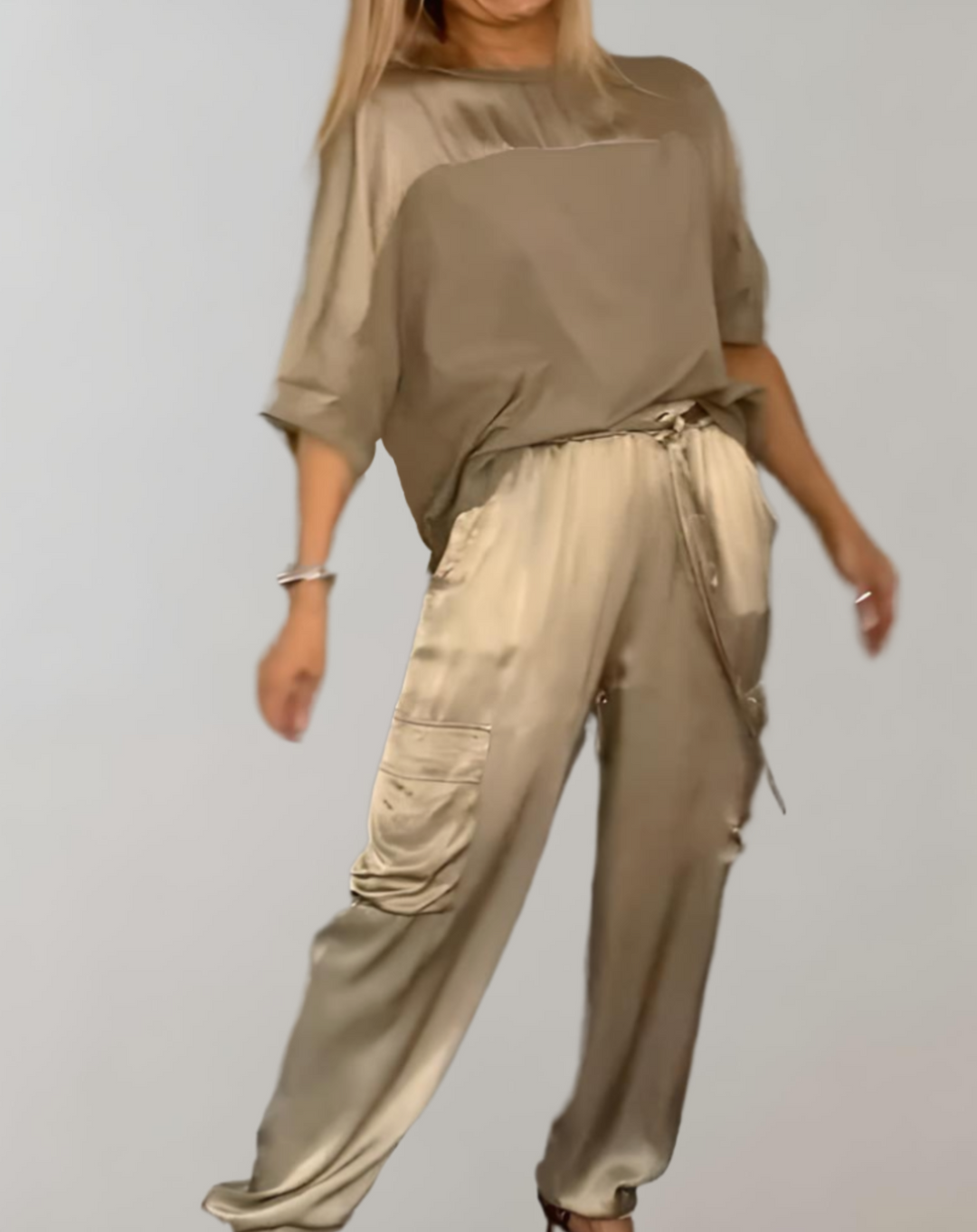 Ida-Frieda | Cargo-Lounge-Set aus Seide