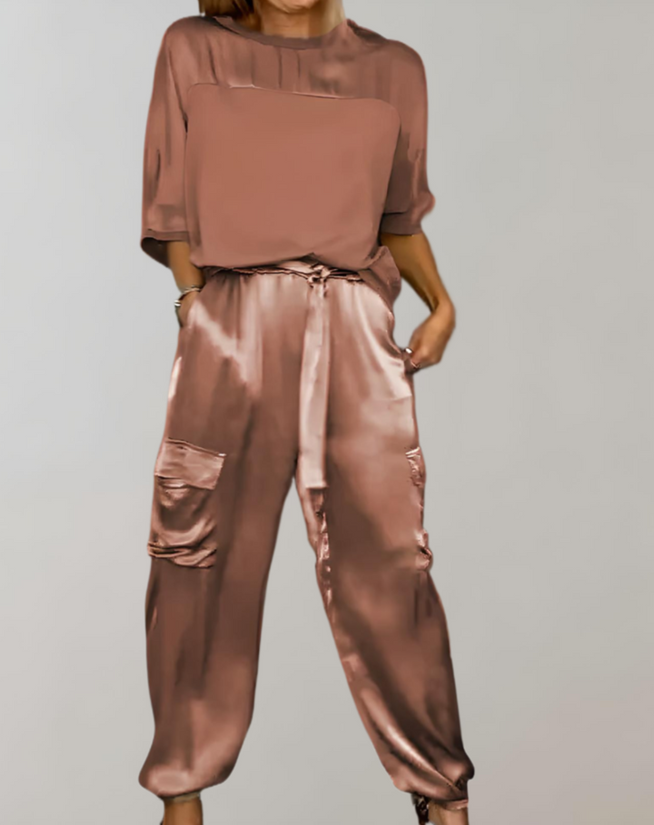 Ida-Frieda | Cargo-Lounge-Set aus Seide
