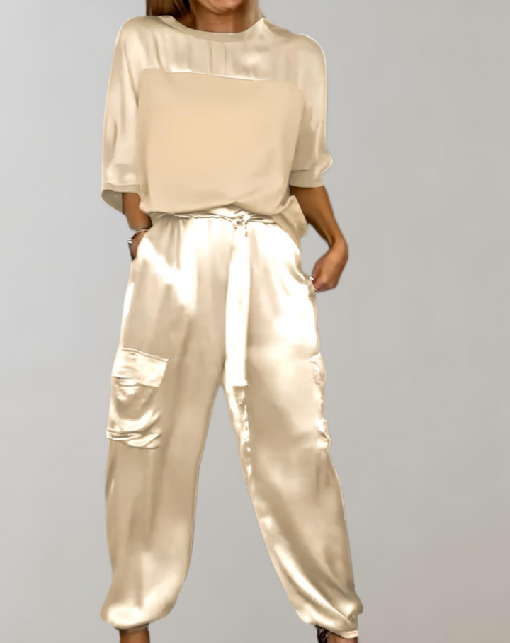Ida-Frieda | Cargo-Lounge-Set aus Seide