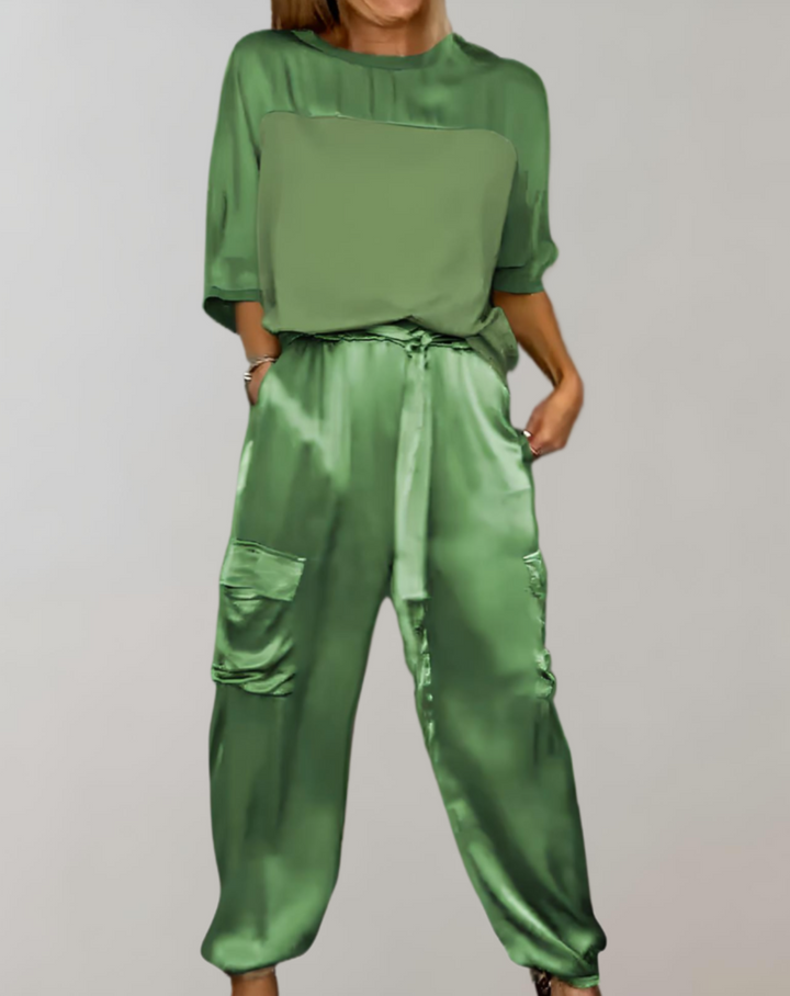 Ida-Frieda | Cargo-Lounge-Set aus Seide