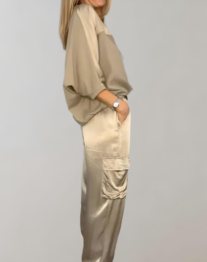 Ida-Frieda | Cargo-Lounge-Set aus Seide