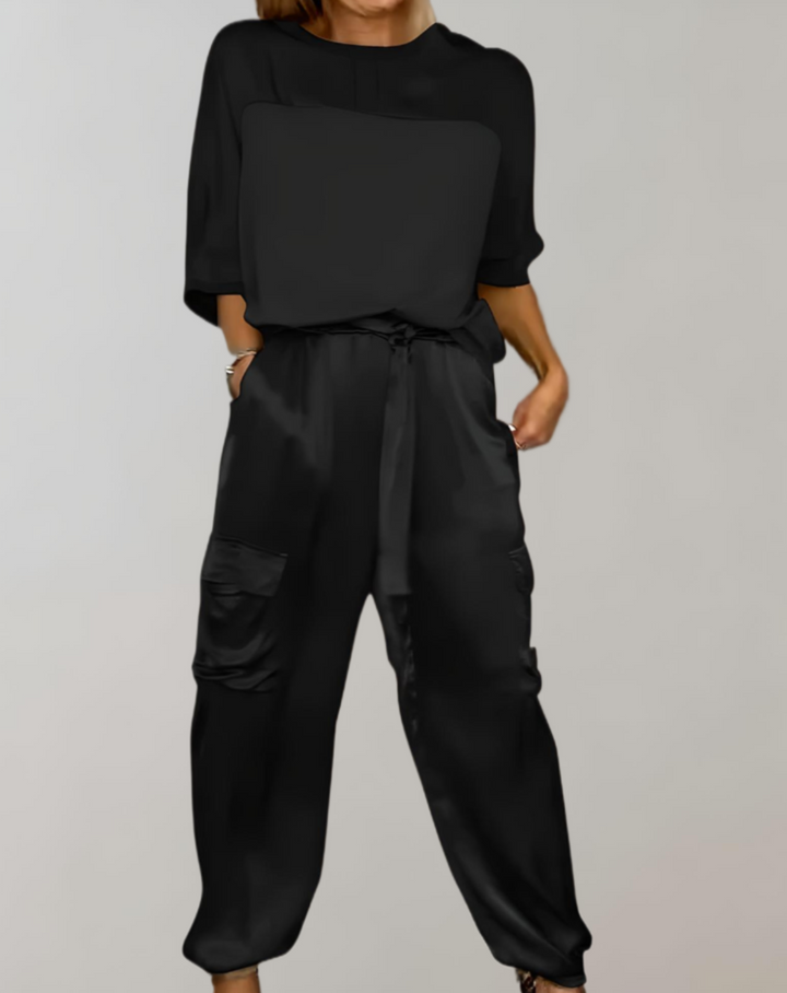 Ida-Frieda | Cargo-Lounge-Set aus Seide