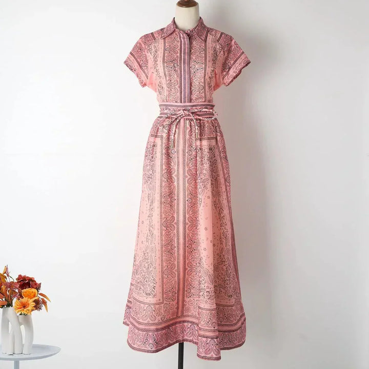 Greta-Magdalena | Bedrucktes zweiteiliges Boho-Set