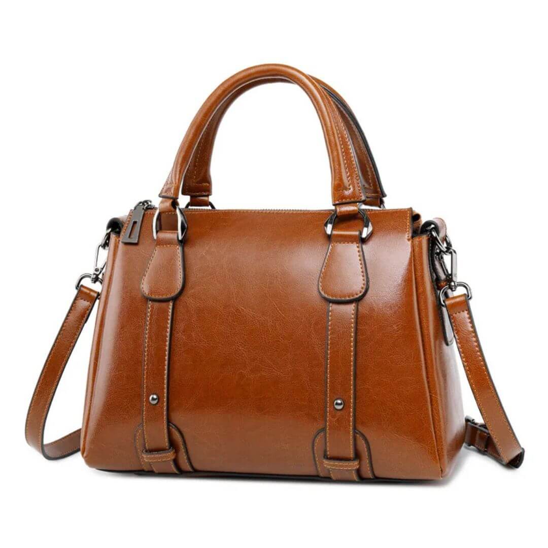 Emma-Ida | Glänzende Schultertasche